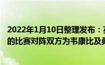 2022年1月10日整理发布：英甲赛场贡献了一场戏剧性十足的比赛对阵双方为韦康比及桑德