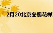 2月20北京冬奥花样滑冰表演赛名单出炉