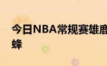 今日NBA常规赛雄鹿队主场130-106战胜黄蜂