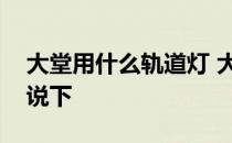 大堂用什么轨道灯 大堂用什么灯麻烦知道的说下 