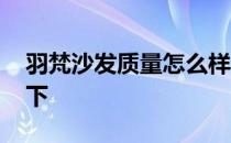 羽梵沙发质量怎么样 羽梵沙发好吗知道的说下 