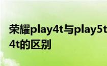 荣耀play4t与play5t区别 荣耀play5t和play4t的区别 