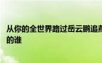 从你的全世界路过岳云鹏追燕子 从你的全世界路过岳云鹏演的谁 