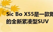 Sic Bo X55是一款即将在中国汽车市场推出的全新紧凑型SUV