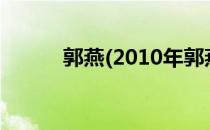 郭燕(2010年郭燕的记录是多少)