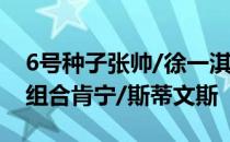 6号种子张帅/徐一淇以4: 6 6: 3和10: 8逆转组合肯宁/斯蒂文斯