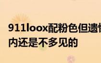 911loox配粉色但遗憾的粉色保时捷跑车在国内还是不多见的