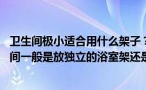 卫生间极小适合用什么架子？装修卫生间的时候 现在的卫生间一般是放独立的浴室架还是与墙面融为一体？