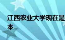 江西农业大学现在是几本 江西农业大学是几本 