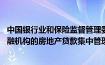 中国银行业和保险监督管理委员会 中国共同建立了银行业金融机构的房地产贷款集中管理制度