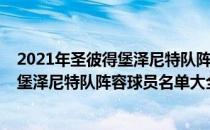 2021年圣彼得堡泽尼特队阵容球员名单大全2021年圣彼得堡泽尼特队阵容球员名单大全