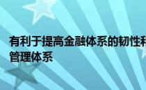 有利于提高金融体系的韧性和稳定性 建立房地产贷款集中度管理体系