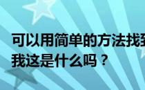 可以用简单的方法找到风水之地吗？你能告诉我这是什么吗？