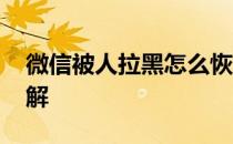 微信被人拉黑怎么恢复 微信被人拉黑怎么破解 