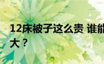 12床被子这么贵 谁能说一床12米的被子有多大？