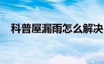 科普屋漏雨怎么解决 是什么原因造成的？