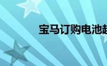 宝马订购电池超过110亿美元