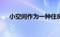 小空间作为一种住房选择越来越受欢迎