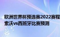 欧洲世界杯预选赛2022赛程2022世界杯欧洲预选赛展望:科索沃vs西班牙比赛预测