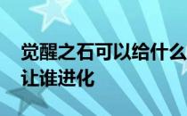 觉醒之石可以给什么精灵进化 觉醒之石可以让谁进化 