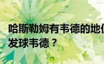 哈斯勒姆有韦德的地位吗？哈斯勒姆为什么要发球韦德？