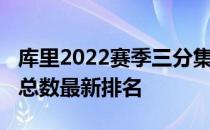 库里2022赛季三分集锦库里2022赛季三分球总数最新排名