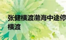 张健横渡渤海中途停歇吗 张健 最初 为什么 横渡 