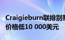 Craigieburn联排别墅的价格比郊区的中位数价格低10 000美元