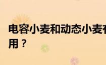 电容小麦和动态小麦有什么区别？哪个适合家用？