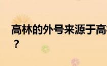 高林的外号来源于高林 为什么叫高林的名字？