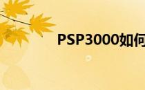 PSP3000如何使用CTF主题