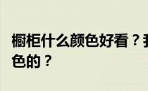 橱柜什么颜色好看？我想问一下柜子是什么颜色的？