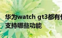 华为watch gt3都有什么功能 华为watchgt3支持哪些功能 