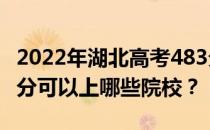 2022年湖北高考483分可以报哪些大学？483分可以上哪些院校？