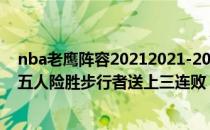 nba老鹰阵容20212021-2022NBA常规赛12.02战报:老鹰五人险胜步行者送上三连败