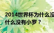 2014世界杯为什么没有小罗？2014世界杯为什么没有小罗？