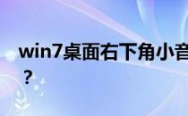 win7桌面右下角小音箱音量图标消失怎么办？