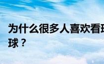 为什么很多人喜欢看球？为什么我不喜欢看足球？