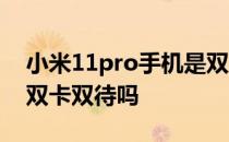 小米11pro手机是双卡双待吗 小米11Pro是双卡双待吗 