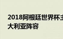 2018阿根廷世界杯主力阵容 2018世界杯澳大利亚阵容 