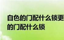 白色的门配什么锁更好看 有谁能告诉我白色的门配什么锁 