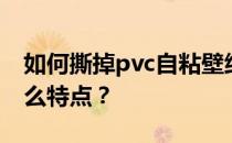 如何撕掉pvc自粘壁纸壁纸pvc自粘壁纸有什么特点？