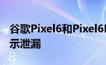 谷歌Pixel6和Pixel6Pro以完全不同的设计显示泄漏