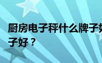 厨房电子秤什么牌子好用？请问电子秤什么牌子好？