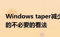 Windows taper减少首尔办公室和零售大楼的不必要的看法