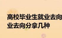 高校毕业生就业去向排名第一 高校毕业生就业去向分拿几种 