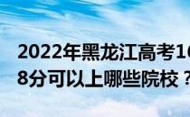 2022年黑龙江高考168分可以报哪些大学 168分可以上哪些院校？