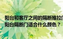 阳台和客厅之间的隔断推拉门是什么颜色？现代简约风格的阳台隔断门适合什么颜色？