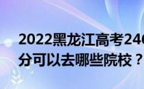 2022黑龙江高考246分可以报哪些大学246分可以去哪些院校？