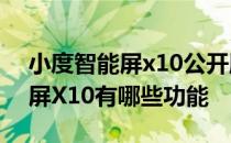 小度智能屏x10公开版是什么意思 小度智能屏X10有哪些功能 